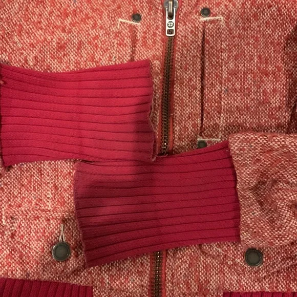 Vintage Twill 22 women’s lined jacket. Size Small. Red tweed. Y2K - Picture 3 of 7
